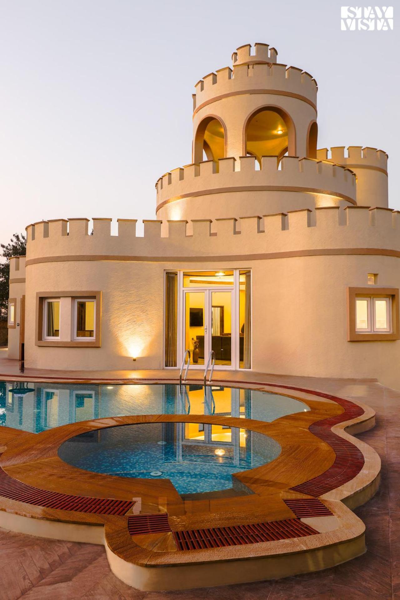 Stayvista'S Mystic Castle With Terrace, Swimming Pool, Lawn With Gazebo Jaipur Luaran gambar