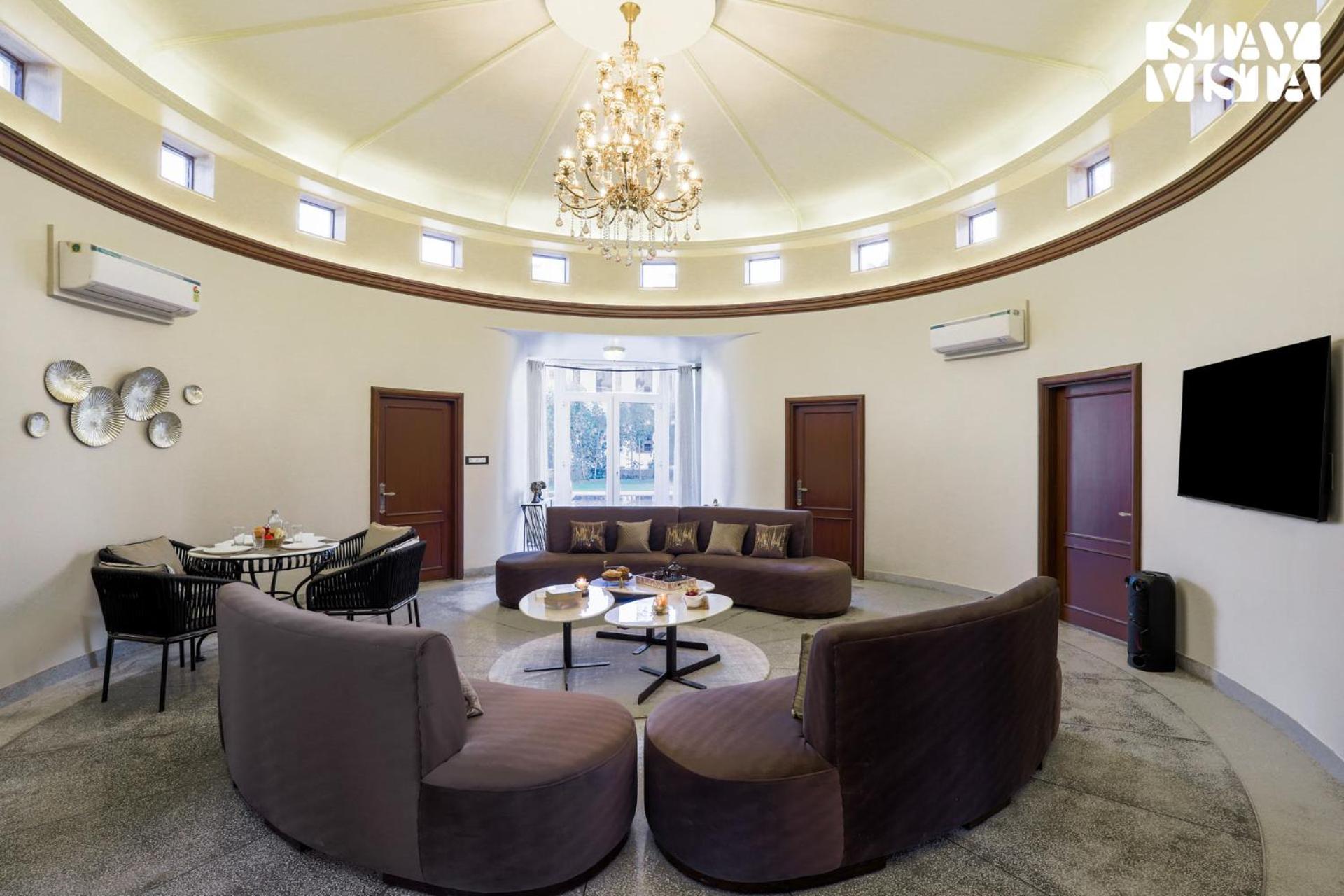 Stayvista'S Mystic Castle With Terrace, Swimming Pool, Lawn With Gazebo Jaipur Luaran gambar