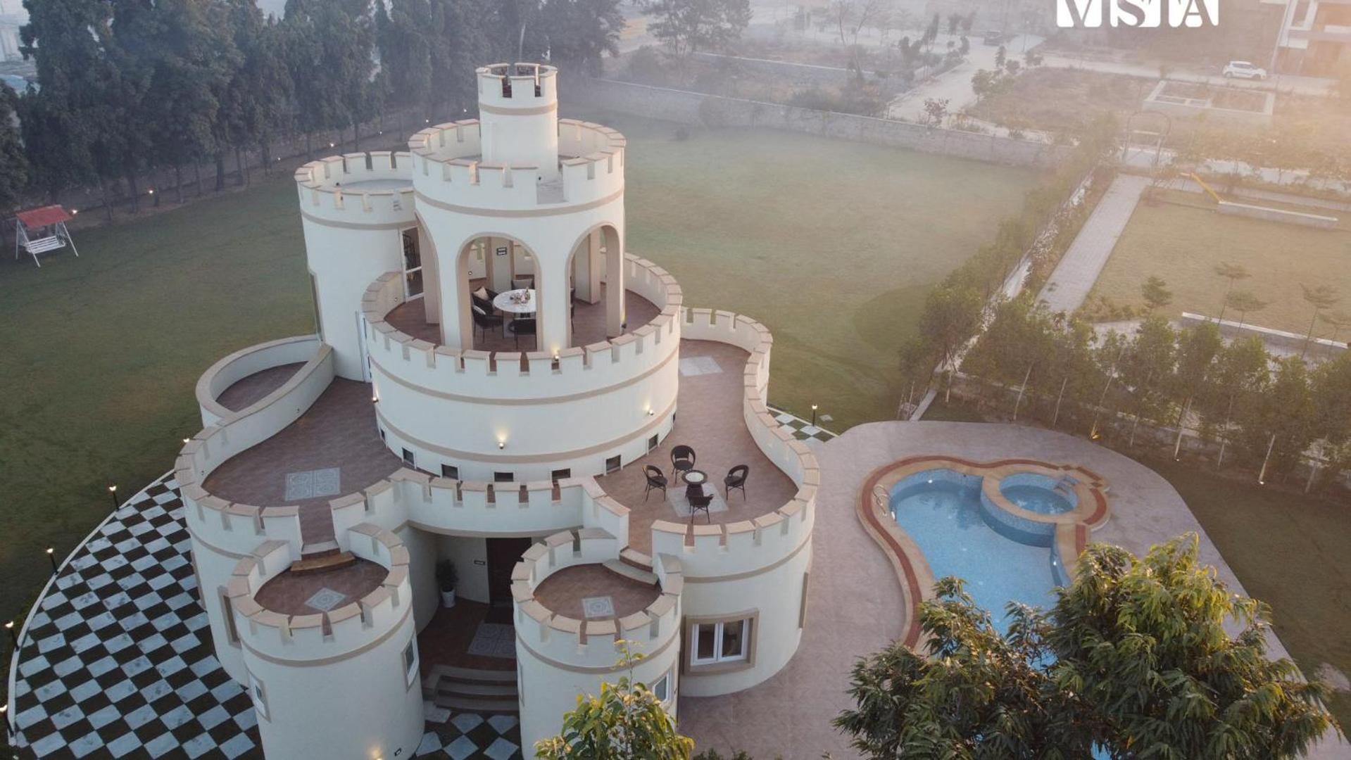 Stayvista'S Mystic Castle With Terrace, Swimming Pool, Lawn With Gazebo Jaipur Luaran gambar