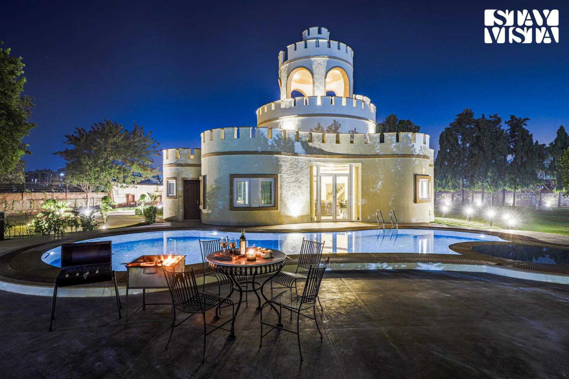 Stayvista'S Mystic Castle With Terrace, Swimming Pool, Lawn With Gazebo Jaipur Luaran gambar