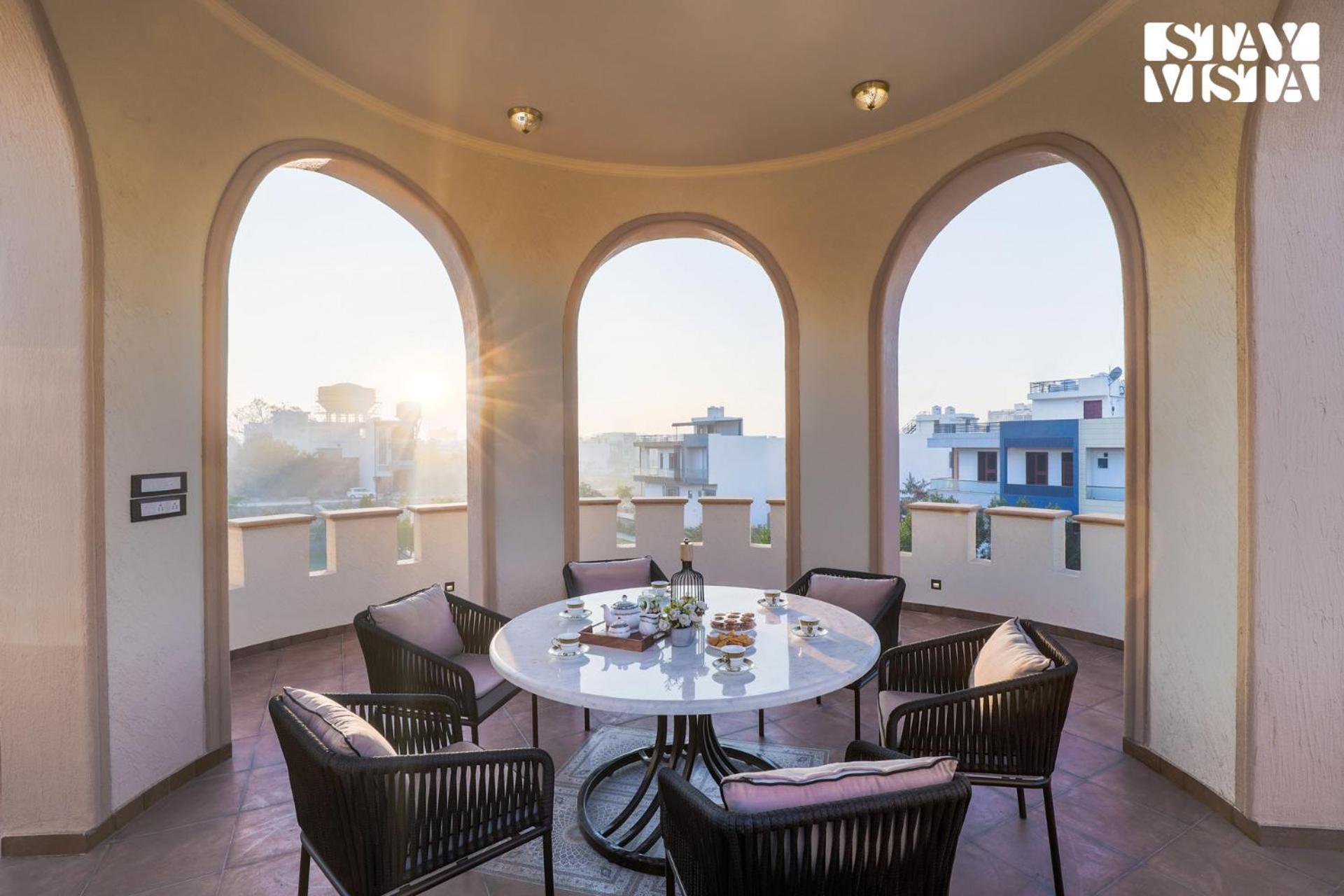 Stayvista'S Mystic Castle With Terrace, Swimming Pool, Lawn With Gazebo Jaipur Luaran gambar