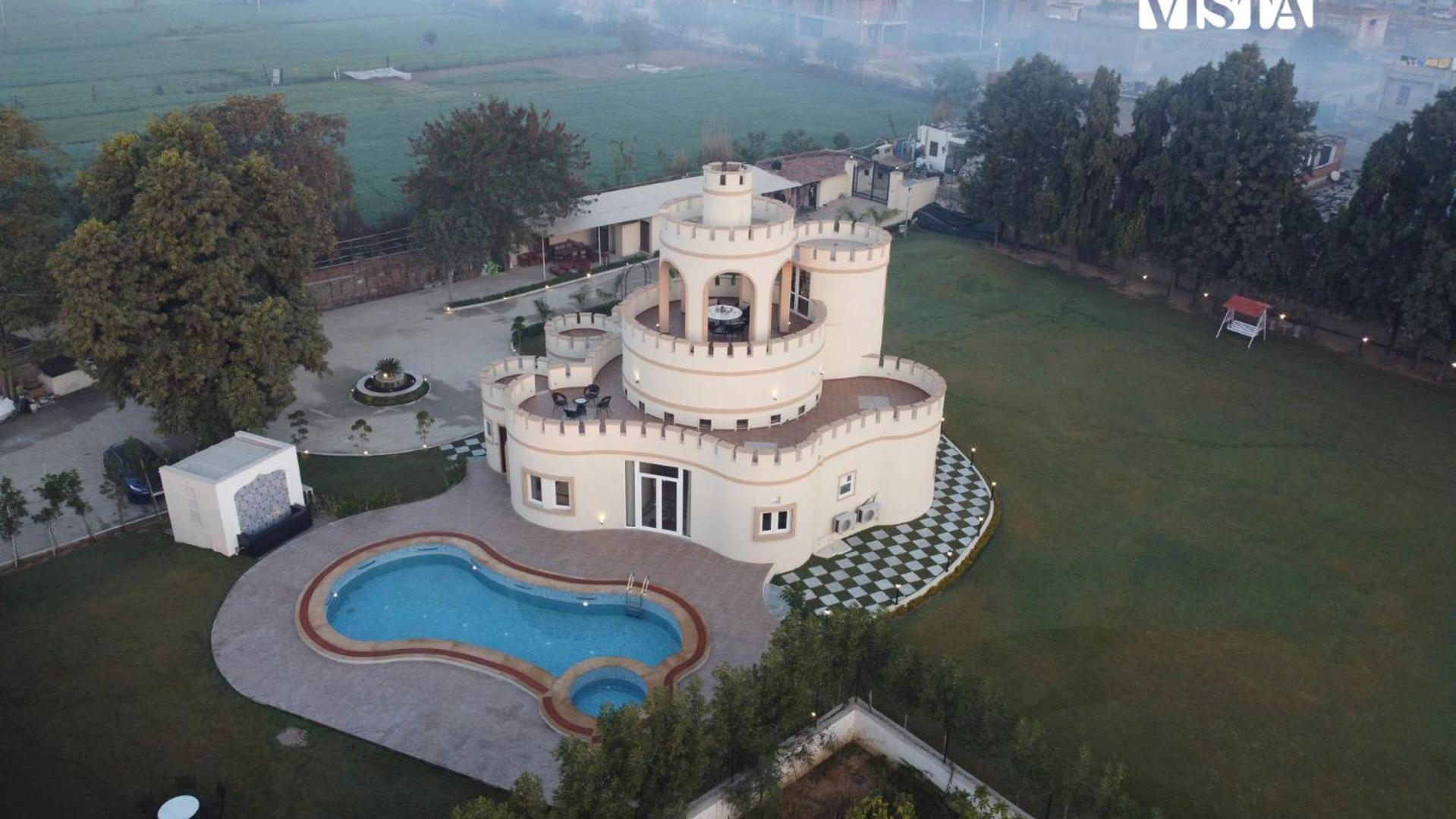 Stayvista'S Mystic Castle With Terrace, Swimming Pool, Lawn With Gazebo Jaipur Luaran gambar